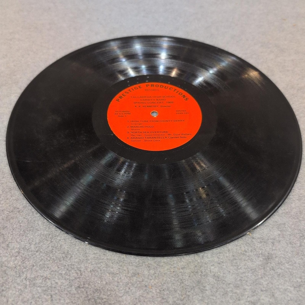 Talladega High School Varsity Band Spring Concert 1969 Vinyl LP Prestige Records - Picture 5 of 5